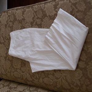 Coldwater Creek White Wide Leg Pants